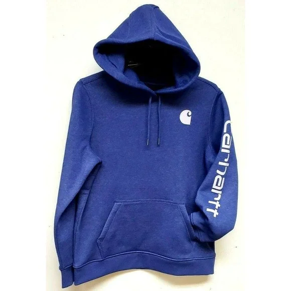 Carhartt 102791-H53 Clarksburg Graphic Sleeve Pullover Sweatshirt Hoodie Medium - Picture 1 of 10